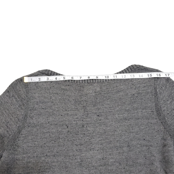 Lou & Grey Knit Ribbed Midi Shift Sweater Dress Sz Large - Picture 9 of 13